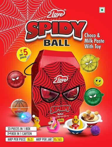 Spidy Ball Box Chocolates - Shelf Life: 9 Months