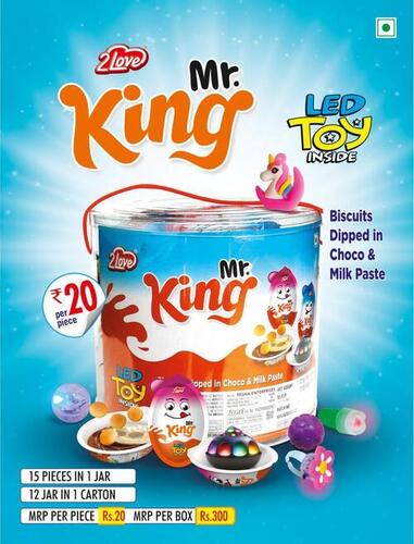 Mr. King Chocolates - Choco Milk Paste with Biscuit | 9-Month Shelf Life, Indulgent Flavor Experience