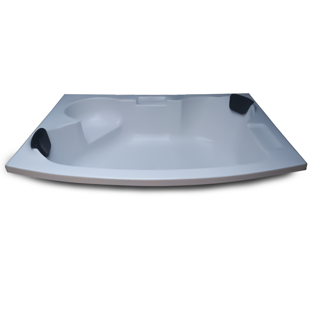 White Temptation 6 Ft X 4.75 Ft Fixed Bathtub