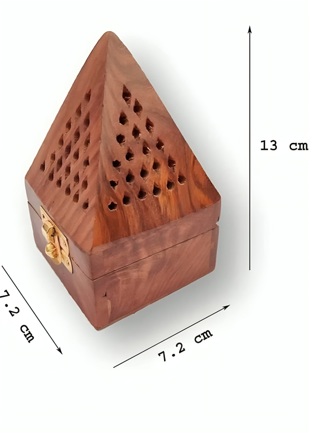 Sheesham Wood Incense Holder - Polished Sheesham Wood, Various Sizes Available, Customizable Color, Antique Imitation Style - Perfect For Home Dã©cor & Ceremonies