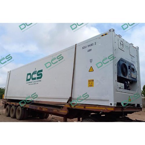 Portable Cold Store Container - Door Type: Pvc / Steel