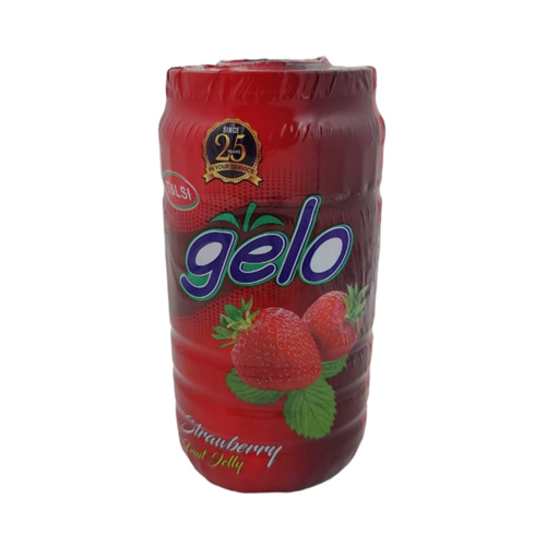Strawberry Fruit Jelly - Solid Cube Form | Eggless, 8-Month Shelf Life, Bursting with Sweet and Tangy Fresh Strawberry Flavor