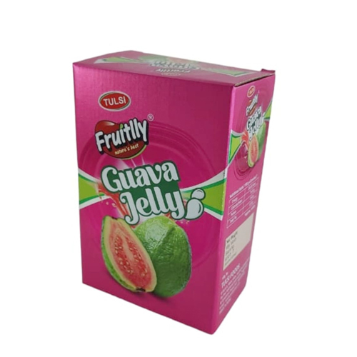 Guava Jelly - Cube-Shaped Solid Treat | Eggless, Sweet and Tangy Flavor, 8 Months Shelf Life