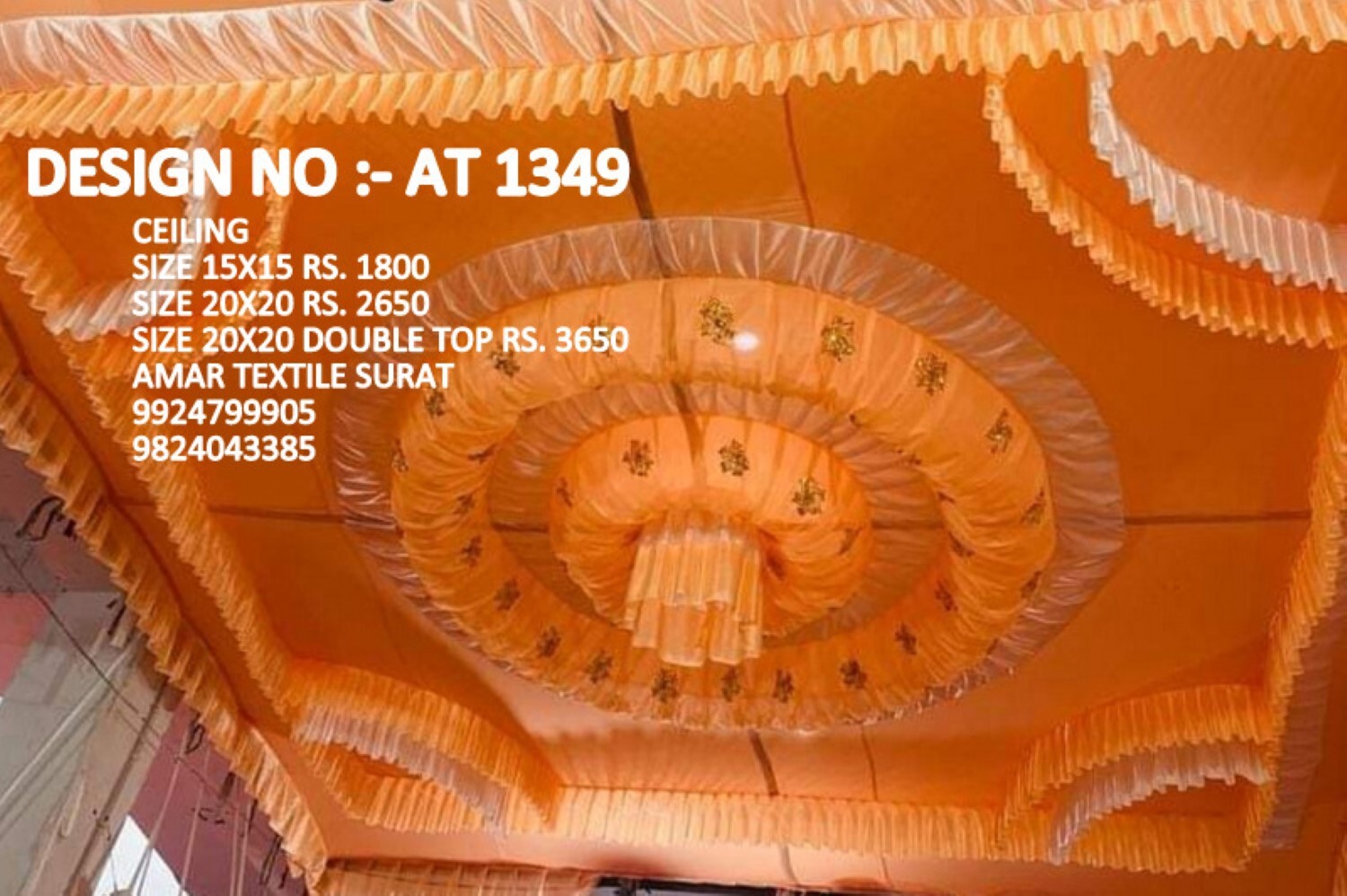 Ceiling Mandap Decorate - Color: All