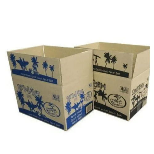 Flexo Printing Corrugated Box - High-Quality Coated Paper , Custom Size and Shape, Polished Finish, Unique Embossing Printing