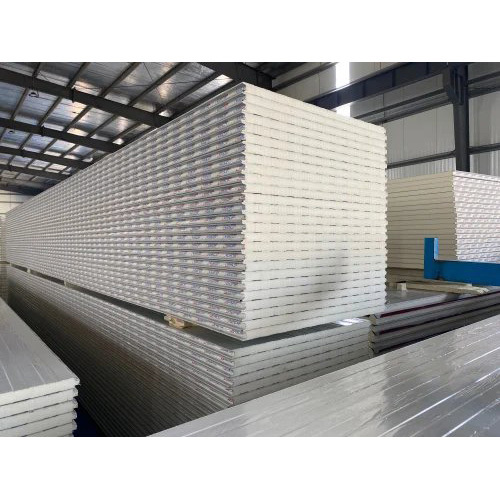 White Galvanzied Steel Color Coated Wall Puf Panel, For Industrial, 30Mm