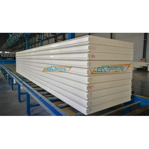 White Steel Puf Panel For Cold Rooms, 120Mm To 150Mm
