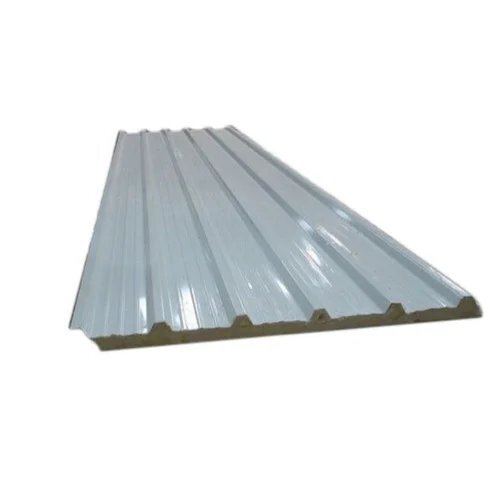 Signature Coated PUF Insulated Sandwich Roof Panel - 40 mm Thickness, White Color, Up to 8 m Length, Superior Thermal Efficiency and Durability