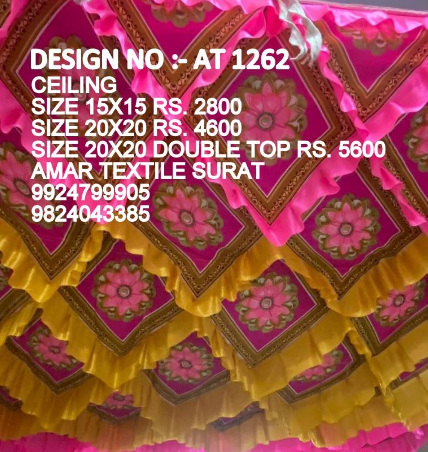 Ceiling Cloth Mandap