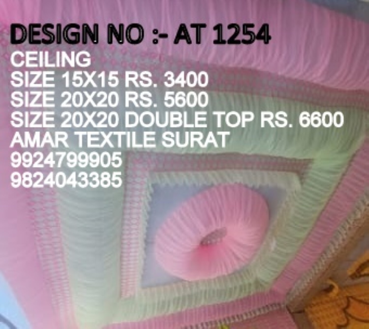Ceiling Wedding Decoratives - Good Quality Fabric, Full Length, Super Width | Quick Dry, Washable, Strong, Versatile For Events And Festivals