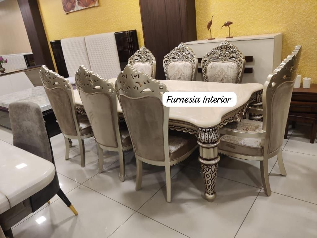Dining Table Set - Chair Material: Wood