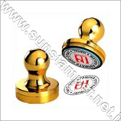 गोल्डन गोल्ड स्टैम्प पैड होल्डर्स