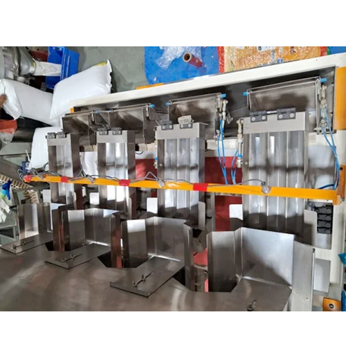 Four Head Weigher Packing Machine - MS, Automatic Control System 220-440V | Highly Efficient, Human Machine Interface