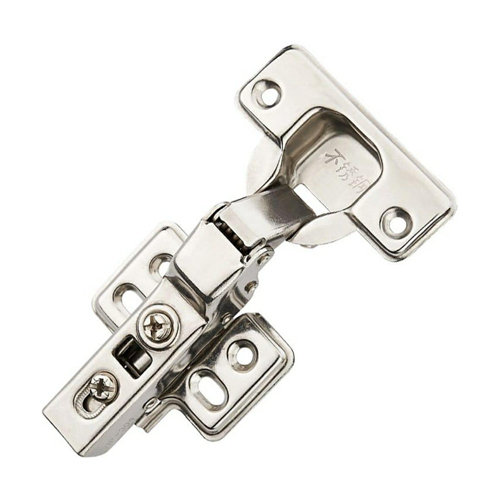 3D Clip On Soft Close Hydraulic Hinges - Stainless Steel, Various Sizes Available, Color as per Availability | Ideal for Commercial Applications