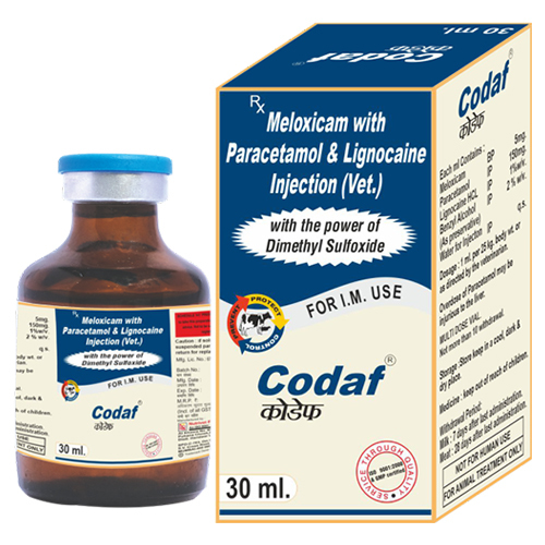 30 Ml Meloxicam With Paracetamol And Lignocaine Injection - Physical Form: Liquid