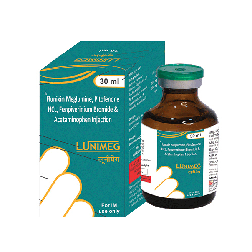 30 Ml Flunixin Meglumine Pitofenone Hcl Fenpiverinium Bromide And Acetaminophen Injection - Physical Form: Liquid