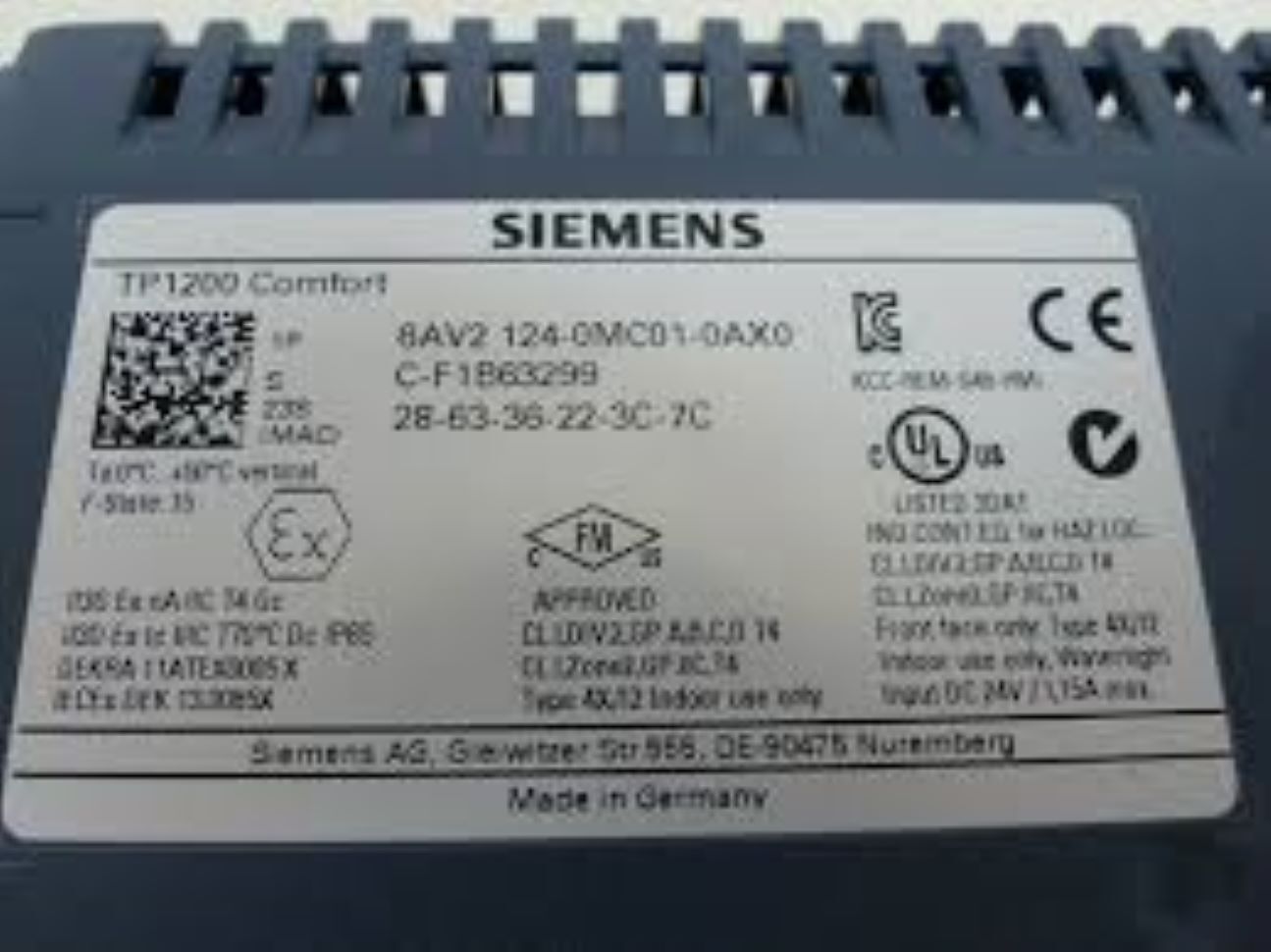 6av21240mc010ax0-siemens Programmable Logic Controller - Dimension (L*w*h): 36