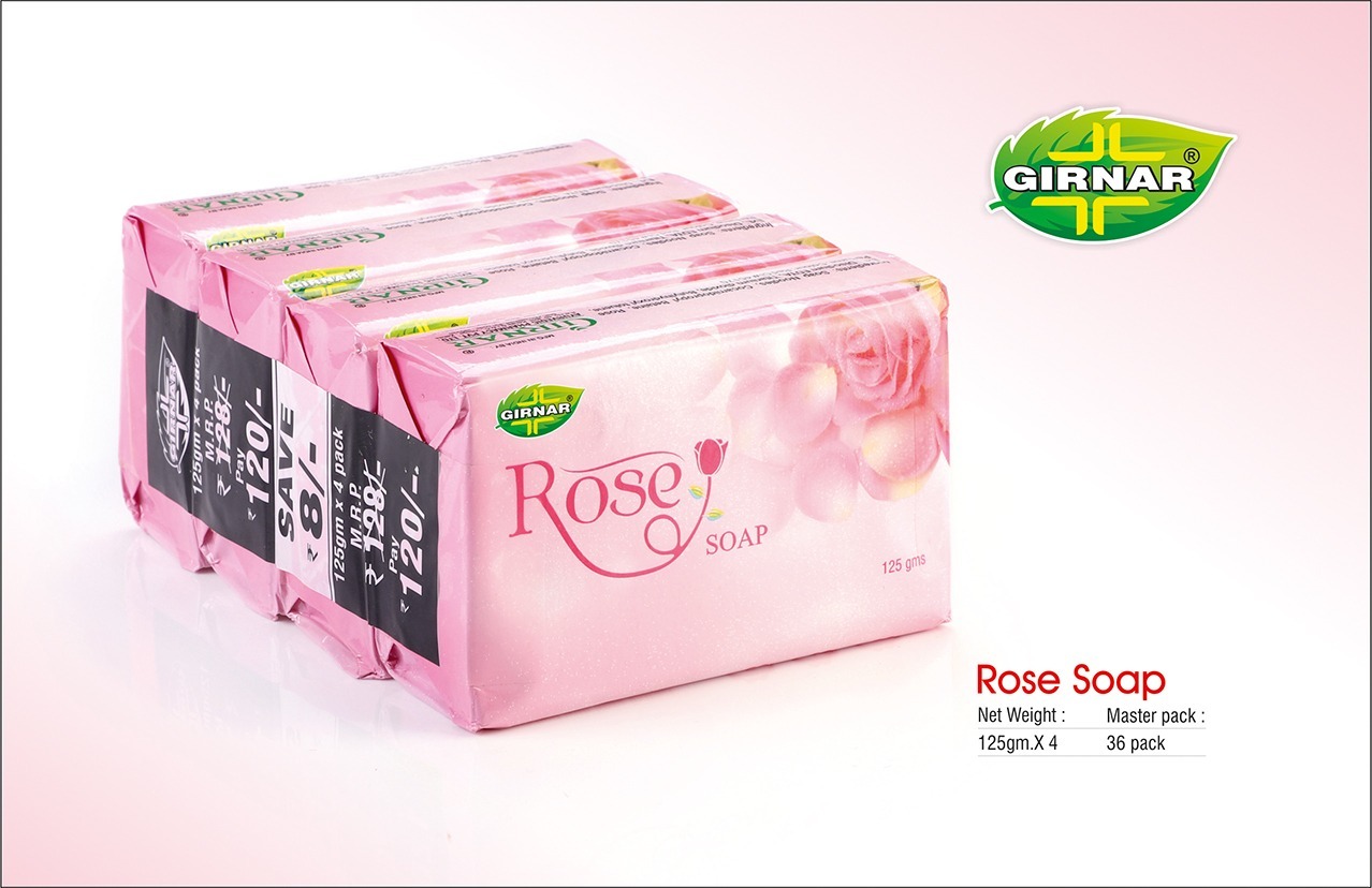 Lemon Soap 500gm (125gm X 4) - Color: Yellow