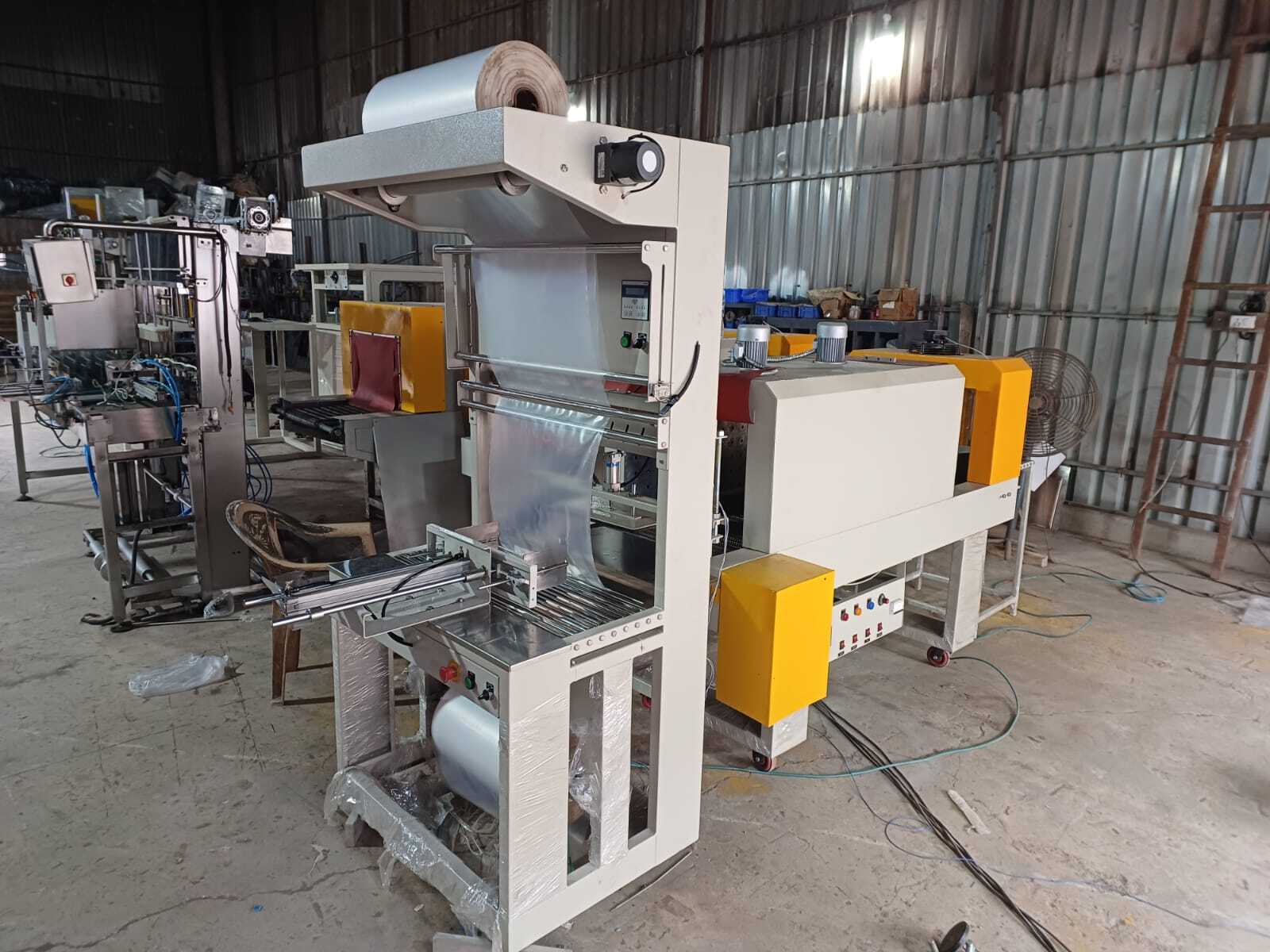 Automatic Sleeve Wrapping Machine - Mild Steel, 3220x830x1980mm | Semi-automatic Film Sealer, Adjustable Shrink Tunnel, Compact Design, User-friendly Controls, Ideal For Food And Pharmaceuticals