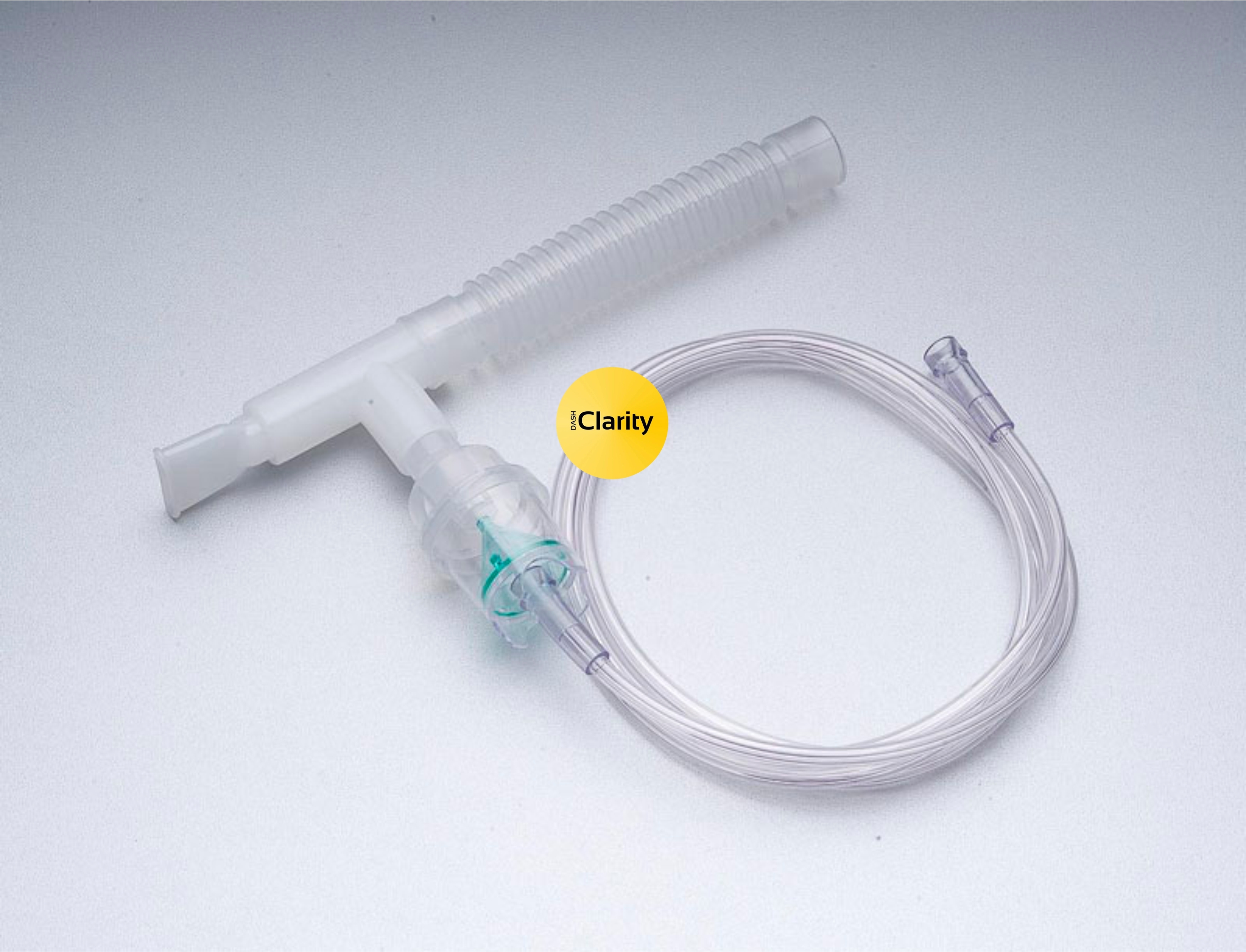 T Nebulizer Piece - Plastic, Manual Operation, White Transparent | Universal Compatibility, Ergonomic Design, Transparent Medicine Chamber, Single-use Options
