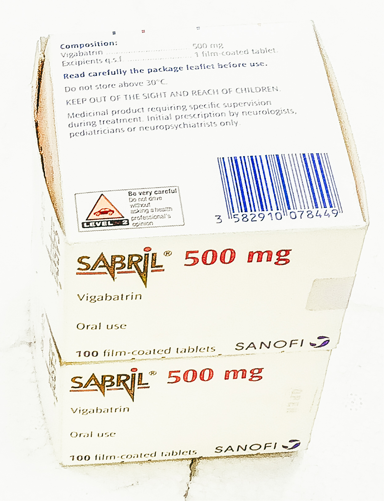 Sabril 500mg Tablet - Drug Type: General Medicines
