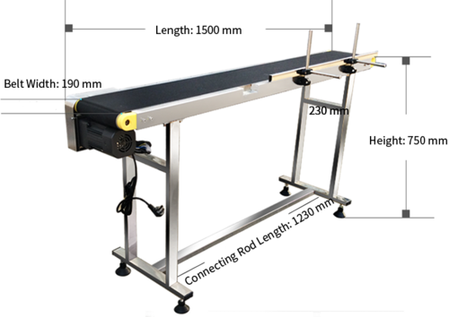 Industrial Conveyor - Height: 750 Millimeter (Mm)