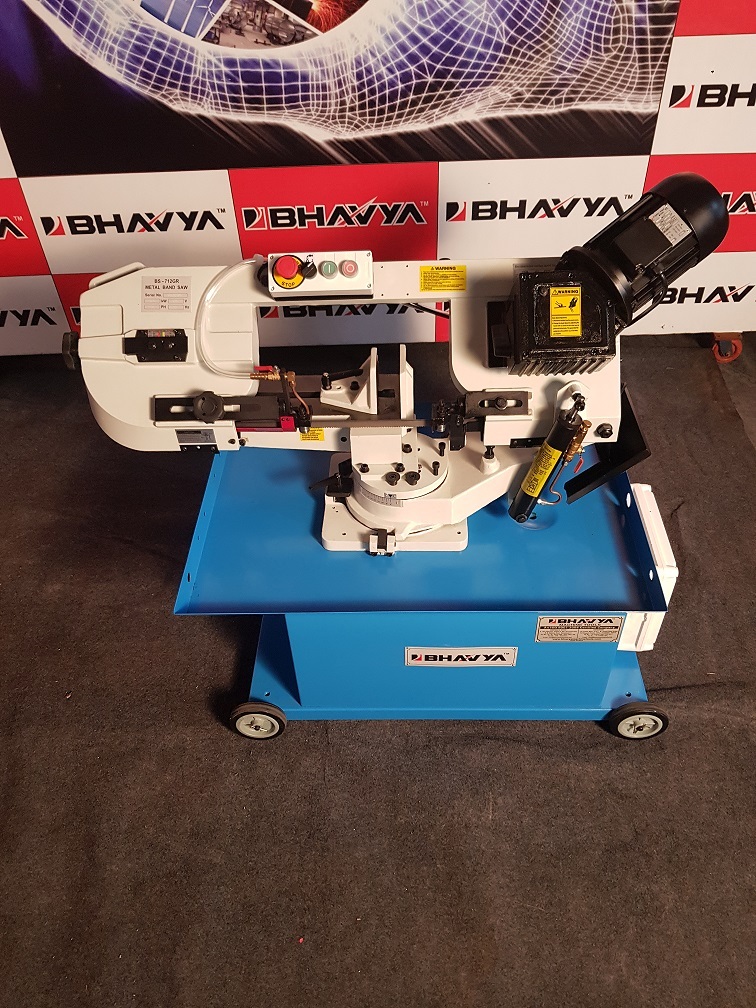 Blue Horizontal Metal Bandsaw Machine