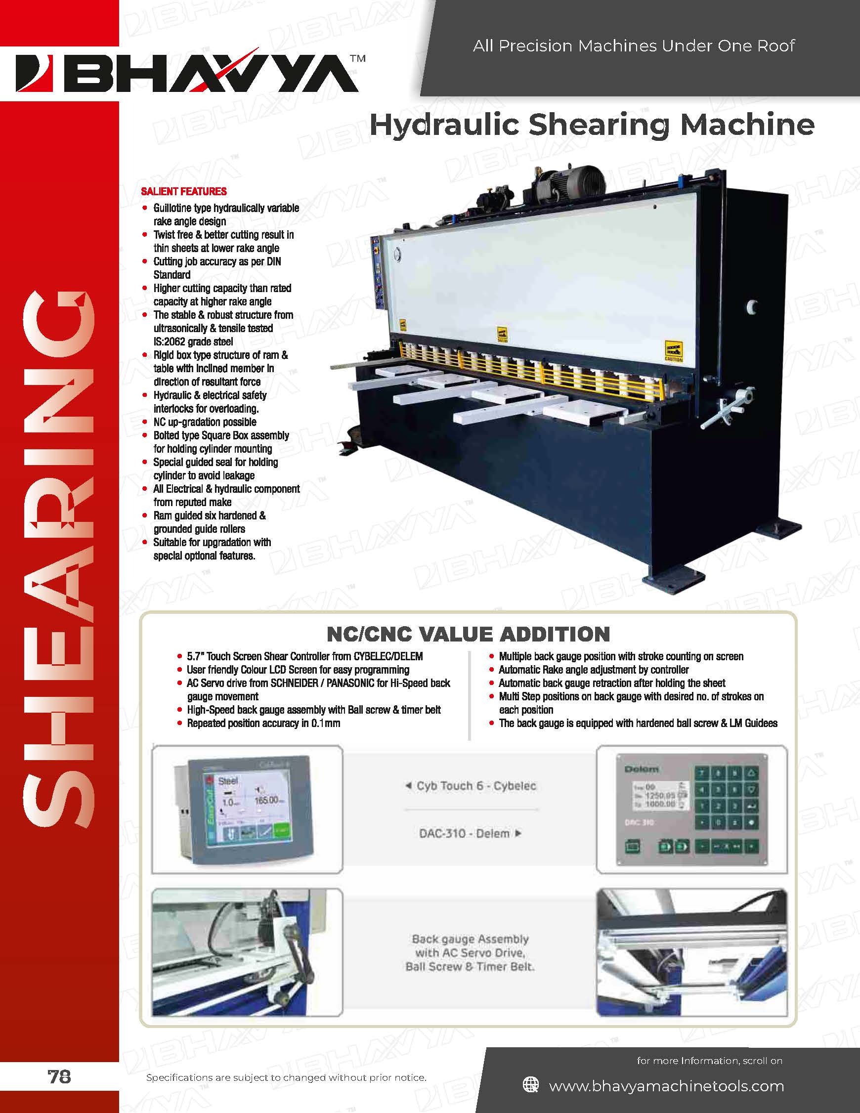 Industrial Hydraulic Shearing Machine - Automatic Grade: Semi-automatic