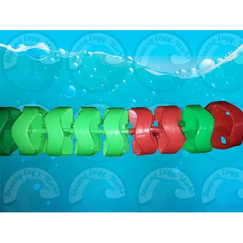 Swimming Pool Racing Lane Divider - Color: Silver