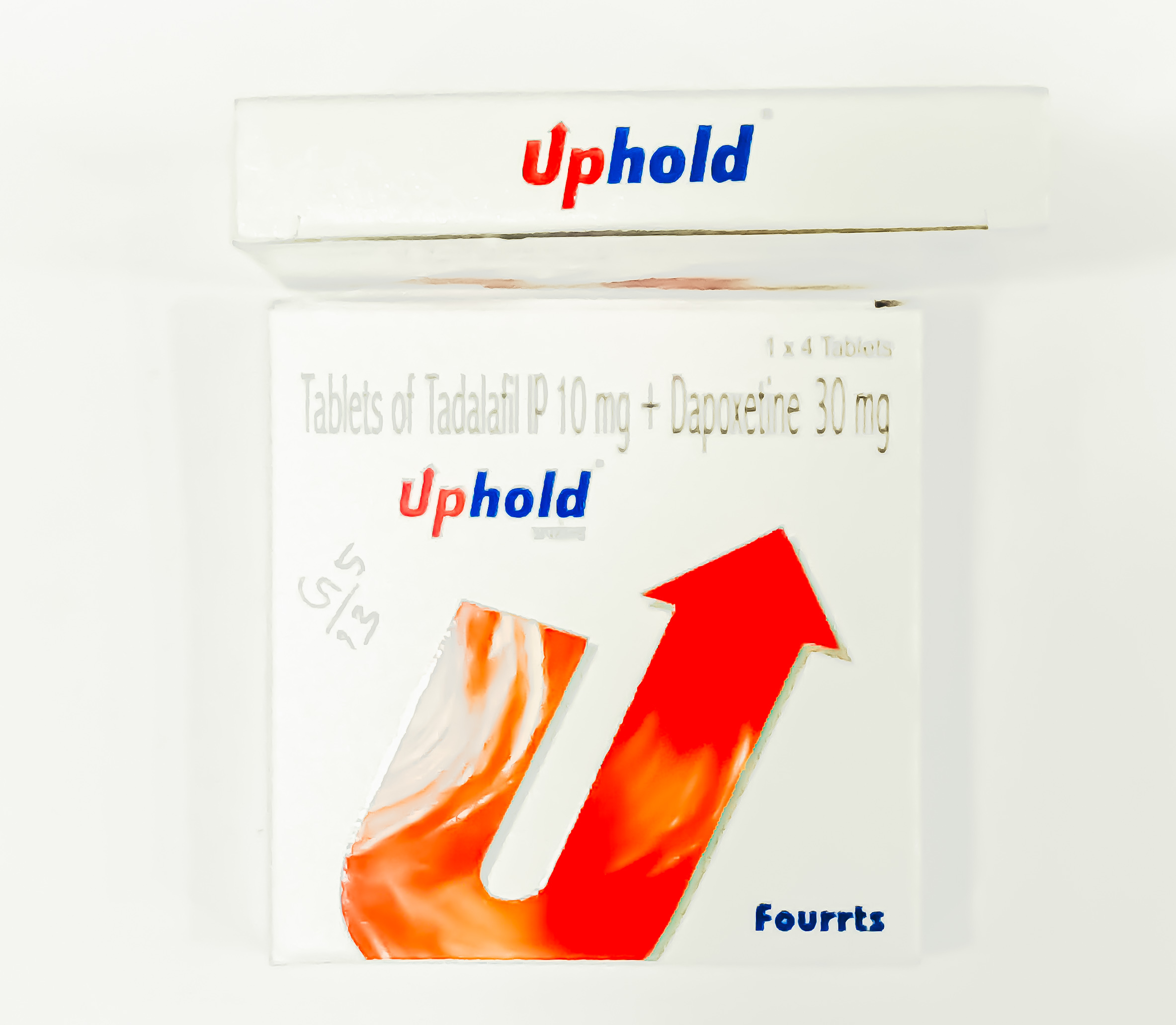 Uphold Tablet - Tadalafil 10mg + Dapoxetine 30mg | Treatment For Premature Ejaculation, 4 Tablets Per Strip, Doctor Prescribed