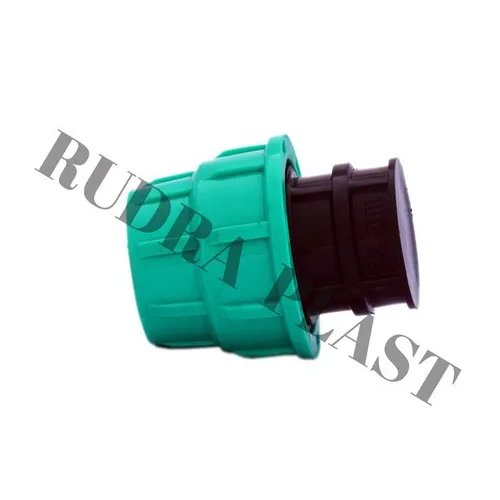 Hdpe End Caps Fitting - Color: Black