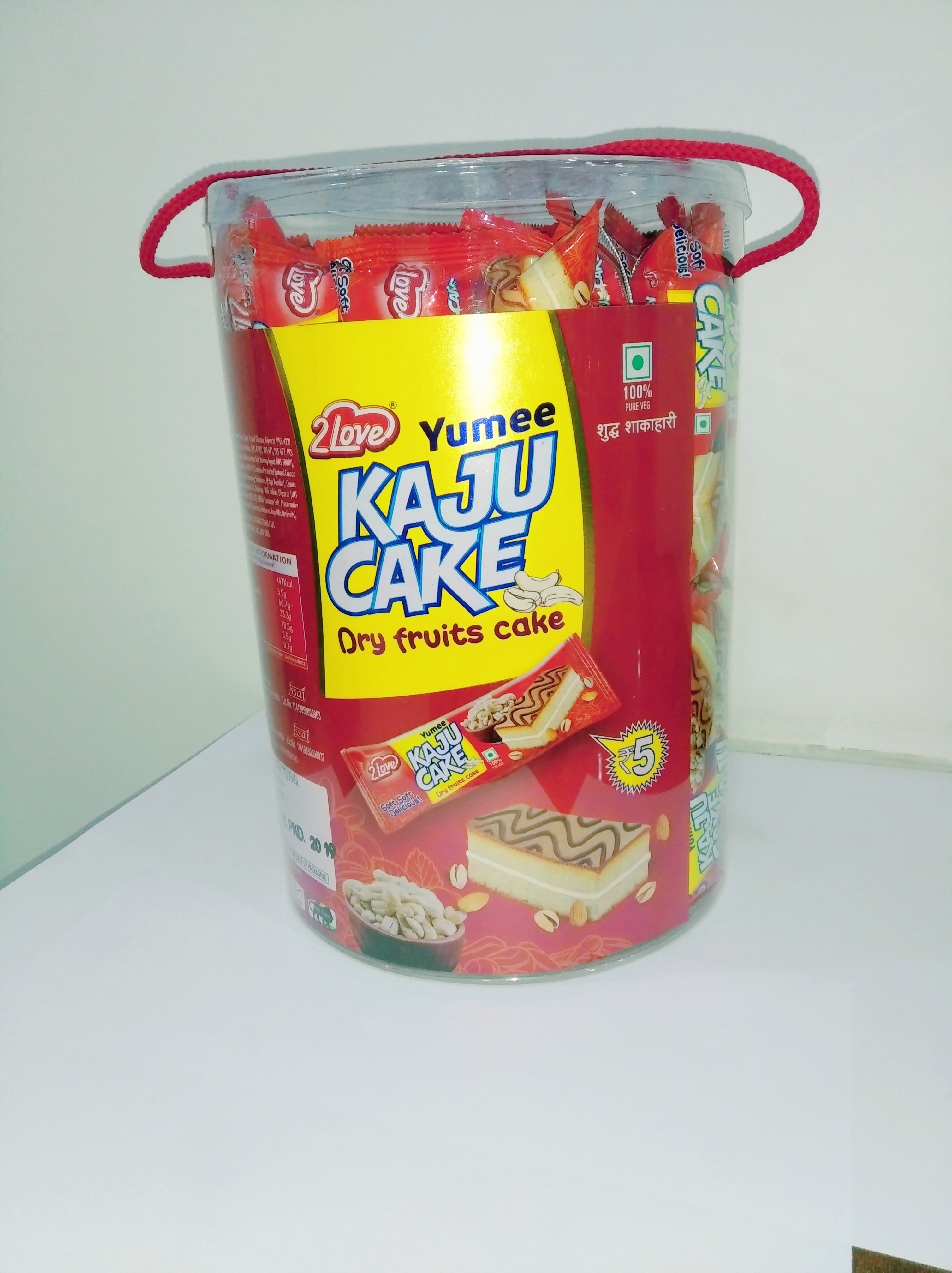 Cake Container - Eggless Chocolate Flavor, 6 Months Shelf Life