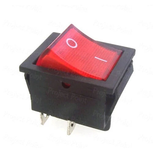 220v Power Rocker Switch - Plastic Body, Various Sizes Available, Black And Red Colors | High Protection Level, Excellent Insulation Resistance