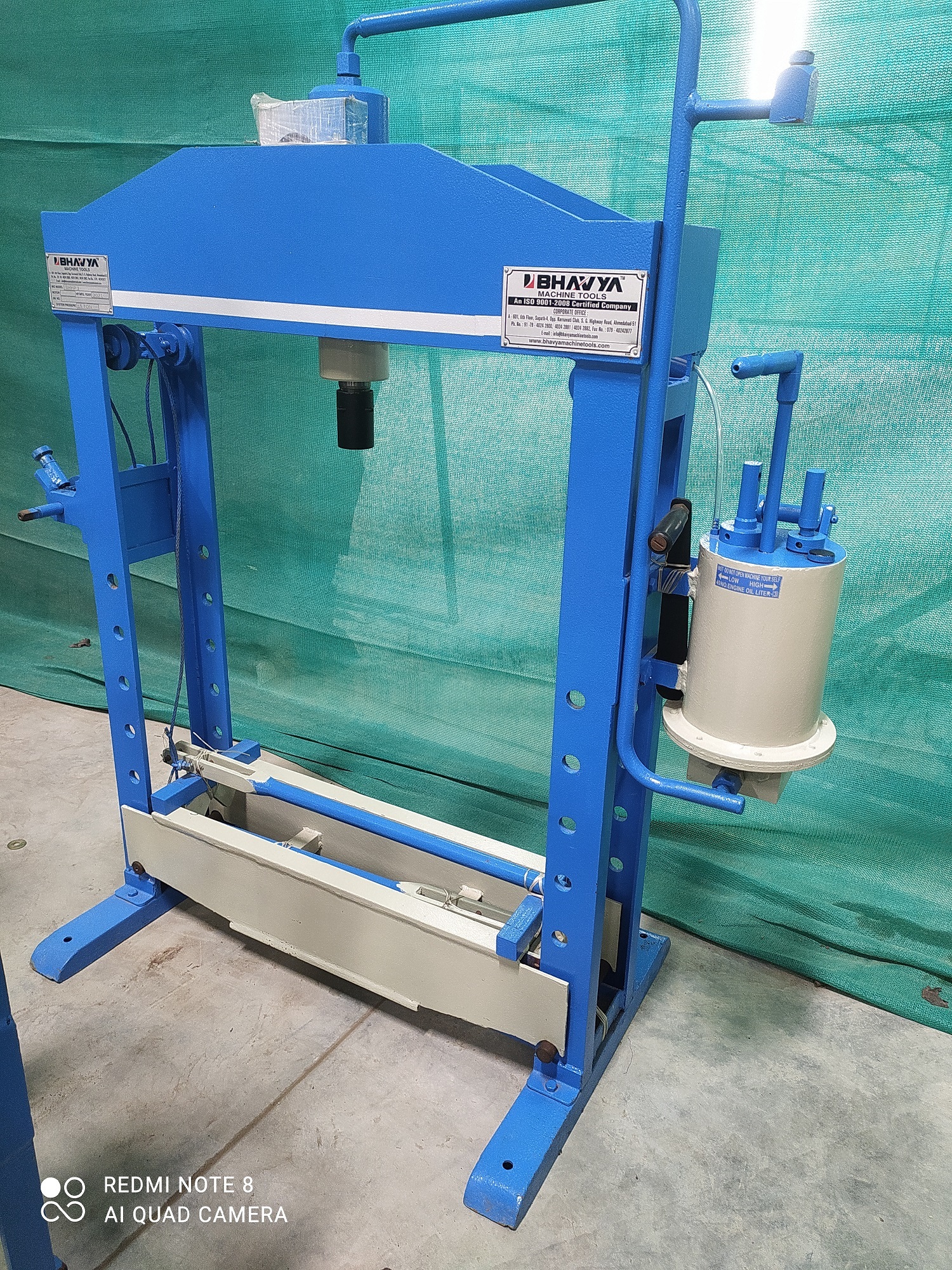 Green H Type Hand Operated Power Press Machine