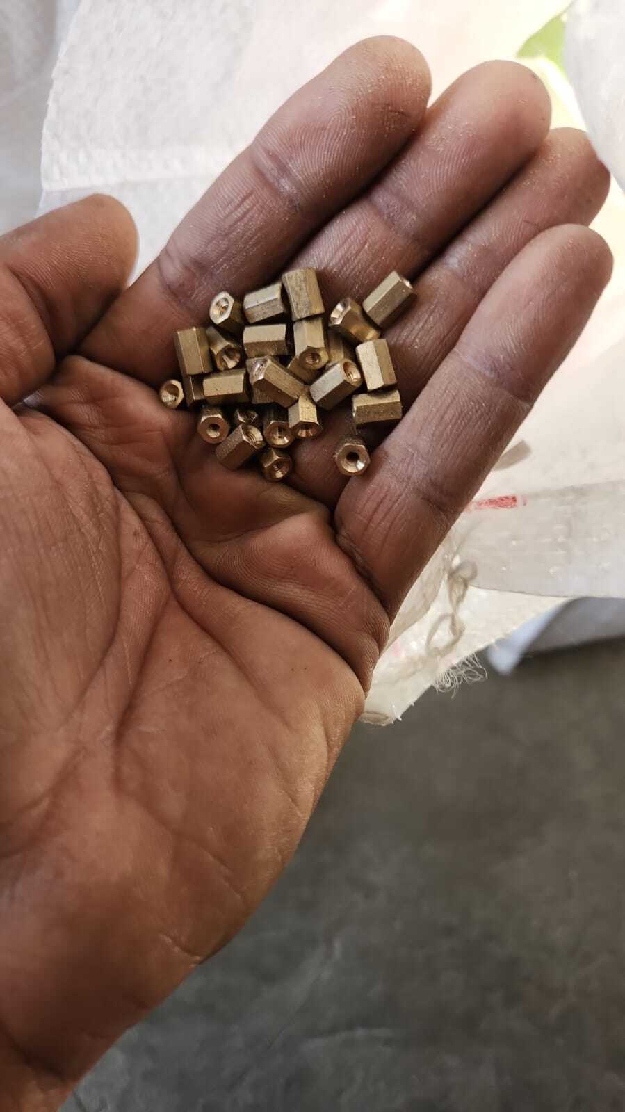 Hex Spacer - Brass Material, Various Sizes Available, Polished Surface Finish, Nickel Or Plain Options | Durable And Corrosion-resistant Industrial Component