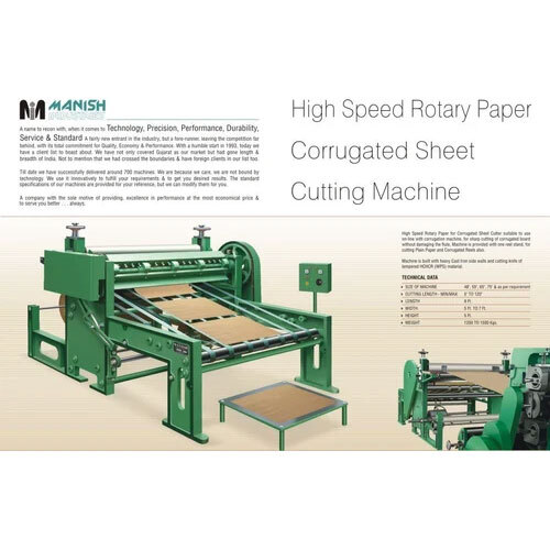 Heavy Duty Hydraulic Paper Reel To Sheet Cutting Machine - 36 To 85 Inch Size, Colour Coated Exterior | Automatic Feeding, 1 Year Warranty, Electric Drive, 50 Meter Per Minute Speed