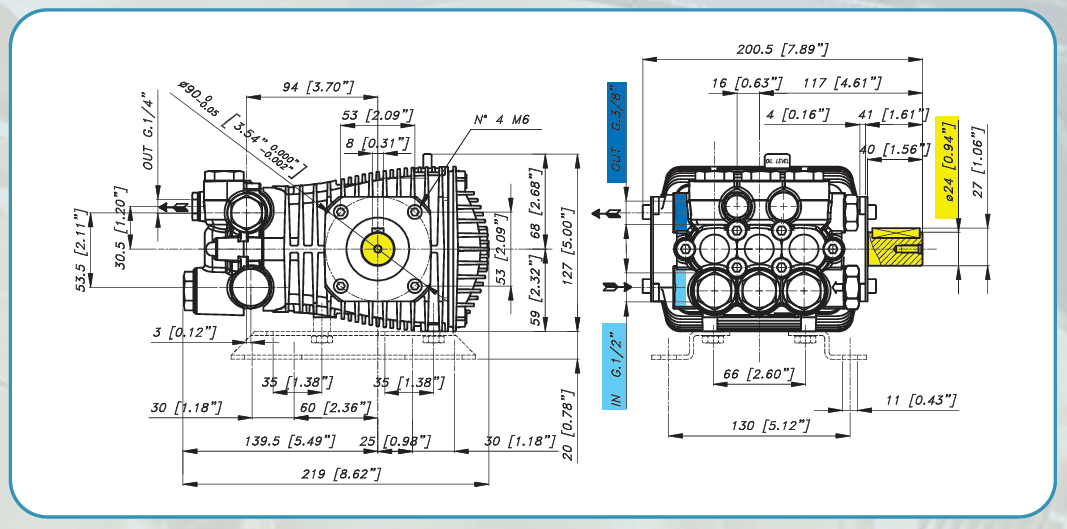Piston Pump Wml1515 (15lpm-150bar) - Application: Submersible