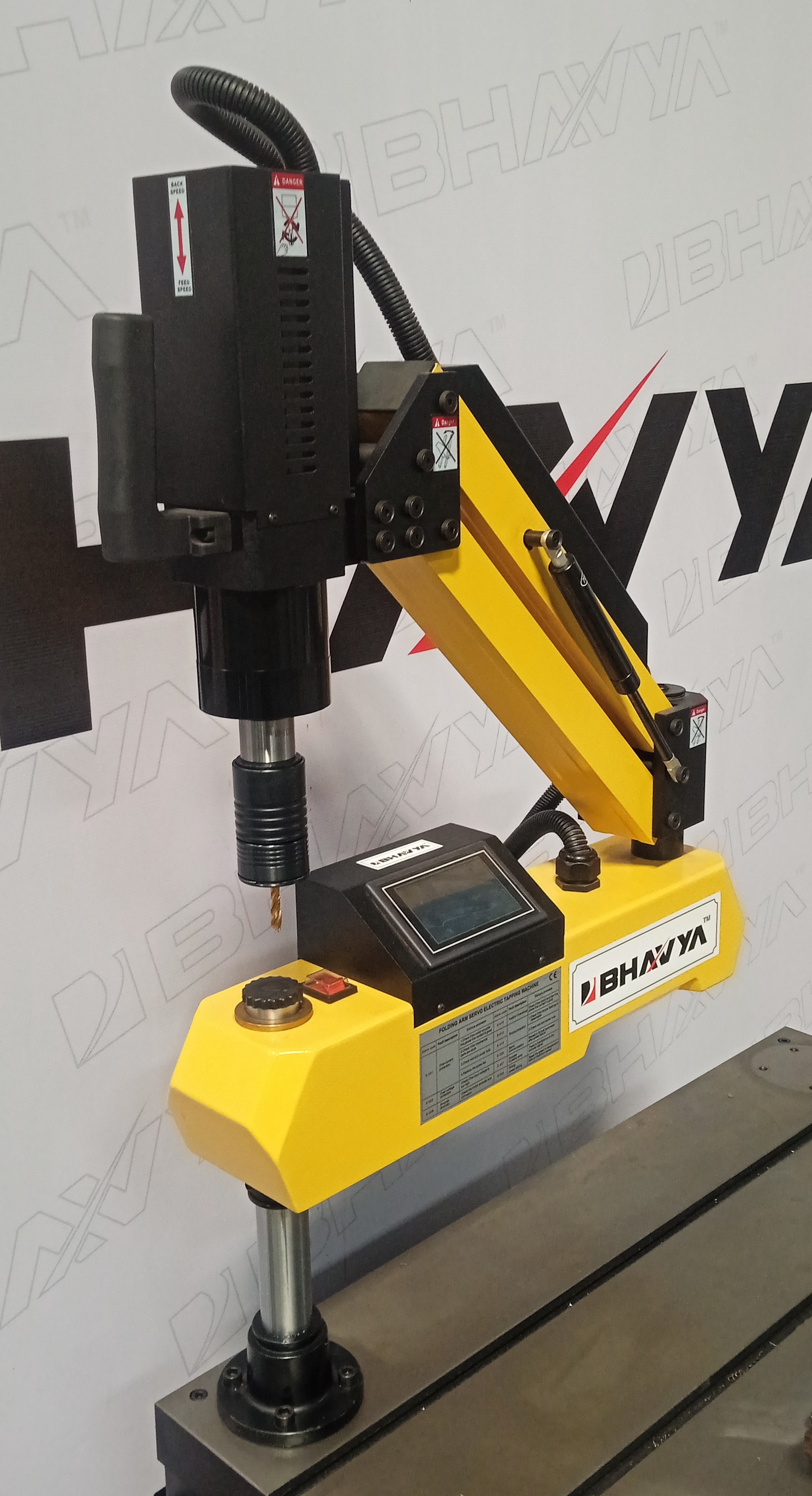 Black And Yellow Electric Tapping Machine