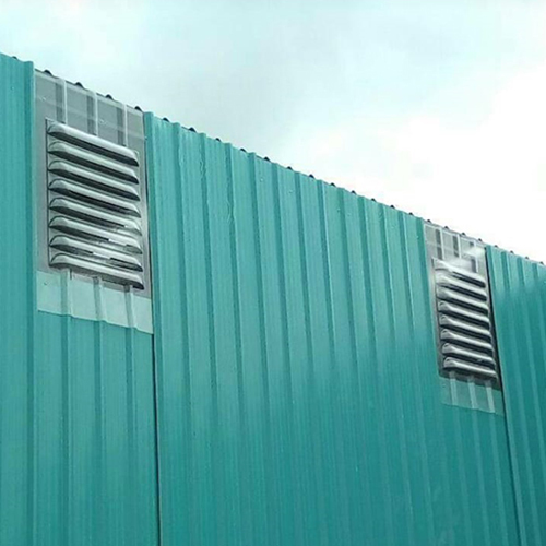 Industrial Poly Louvers Application: Commercial