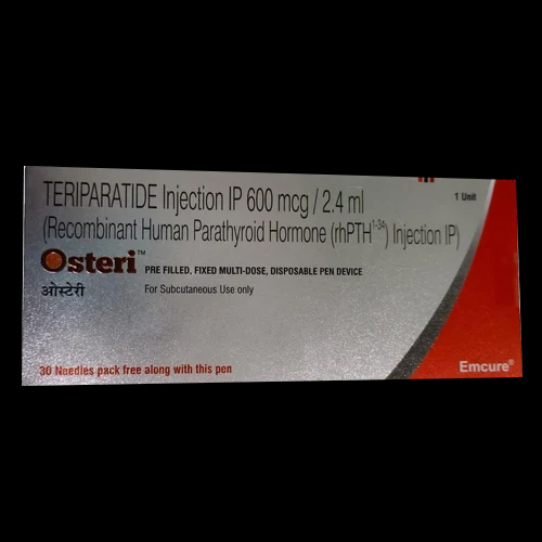 Teriparatide Injection IP - 600 Mcg Liquid Form, Administered as Per Guidelines, Store in Dry Place