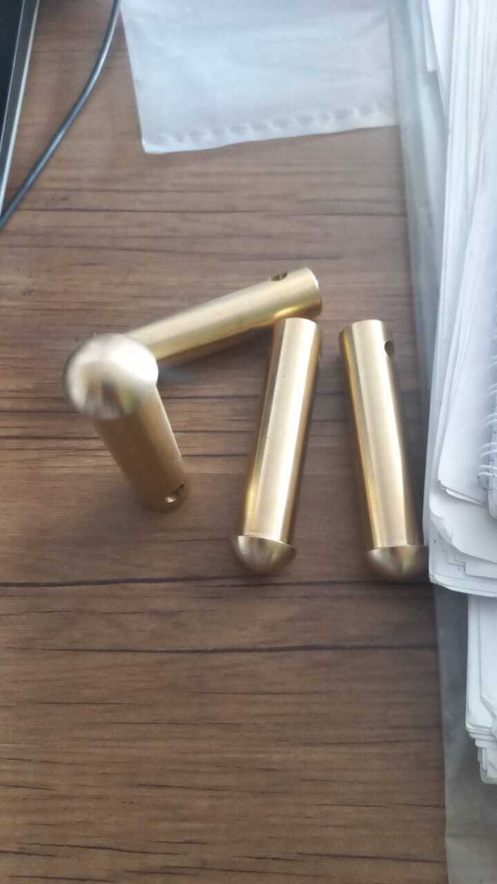 Brass Cotter & Split Pin - Color: Silver