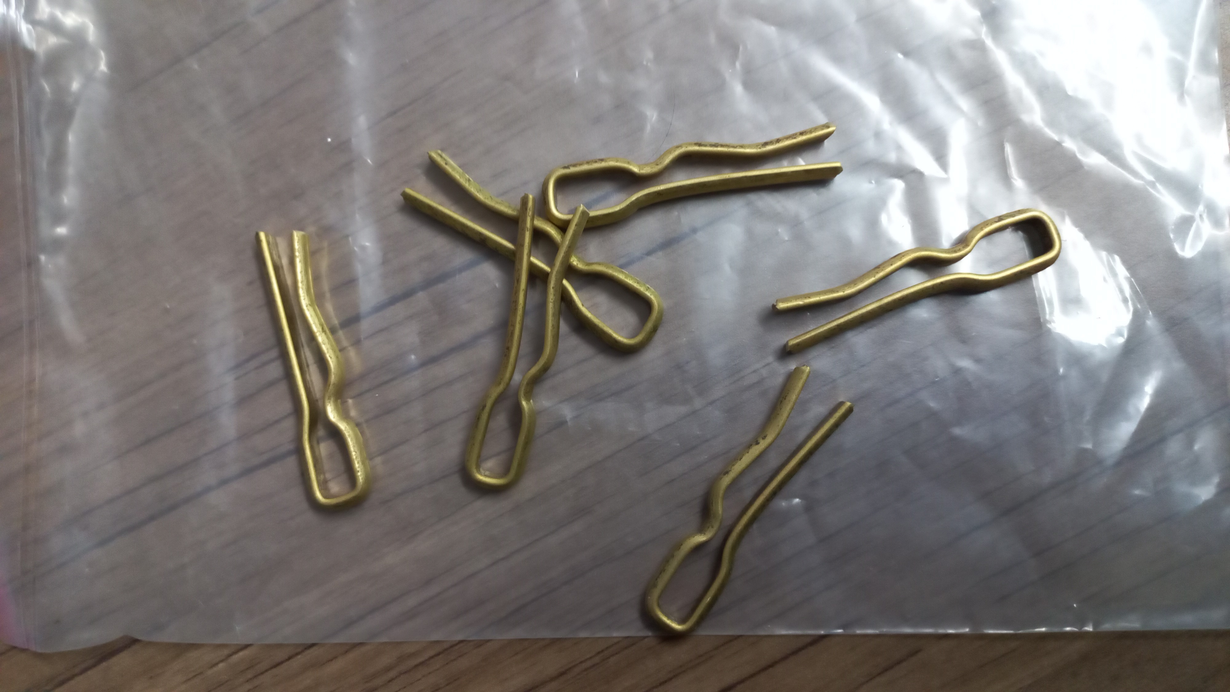 Brass Cotter & Split Pin - Color: Silver