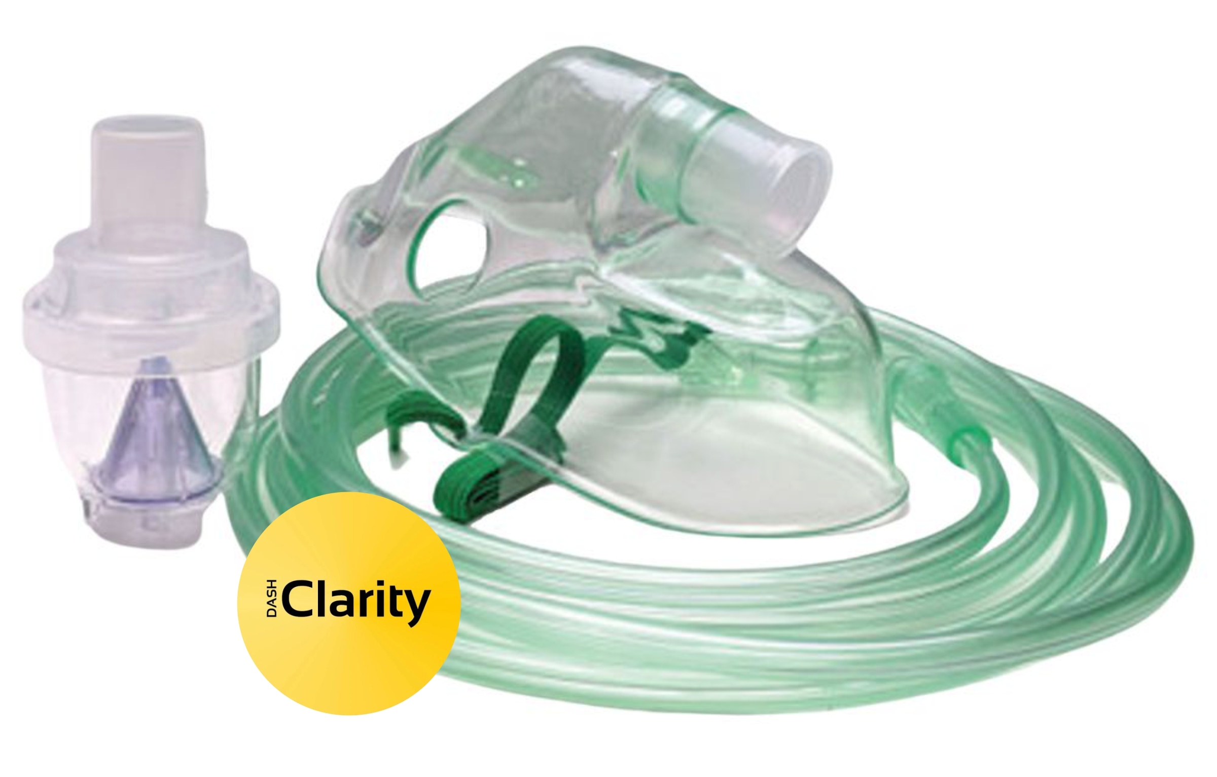 White Transparent Nebulization Mask