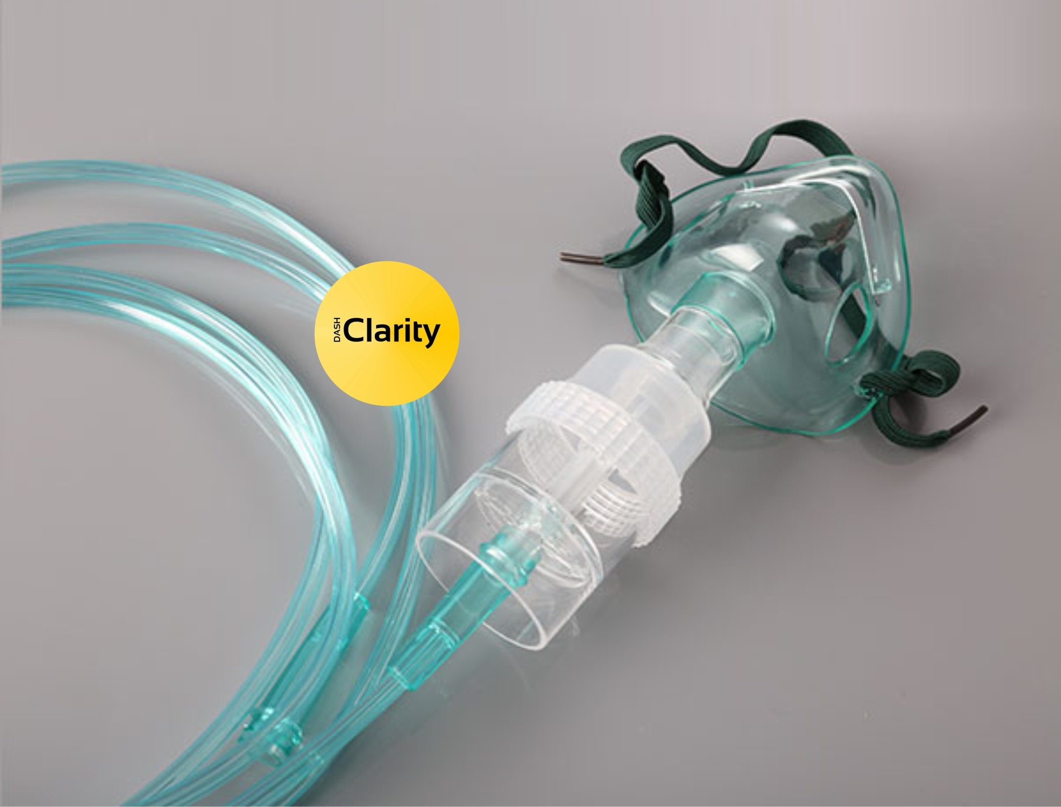Nebulizer Mask Child - Plastic Material, White Transparent Color | Universal Compatibility, Ergonomic Design, Efficient Aerosolization