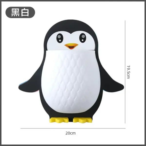 Penguin Shape Wall Mounted Toothpaste Holder