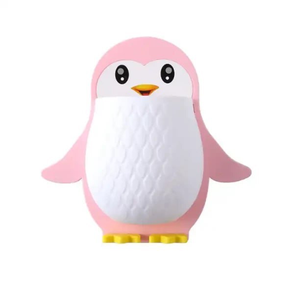 Penguin Shape Wall Mounted Toothpaste Holder