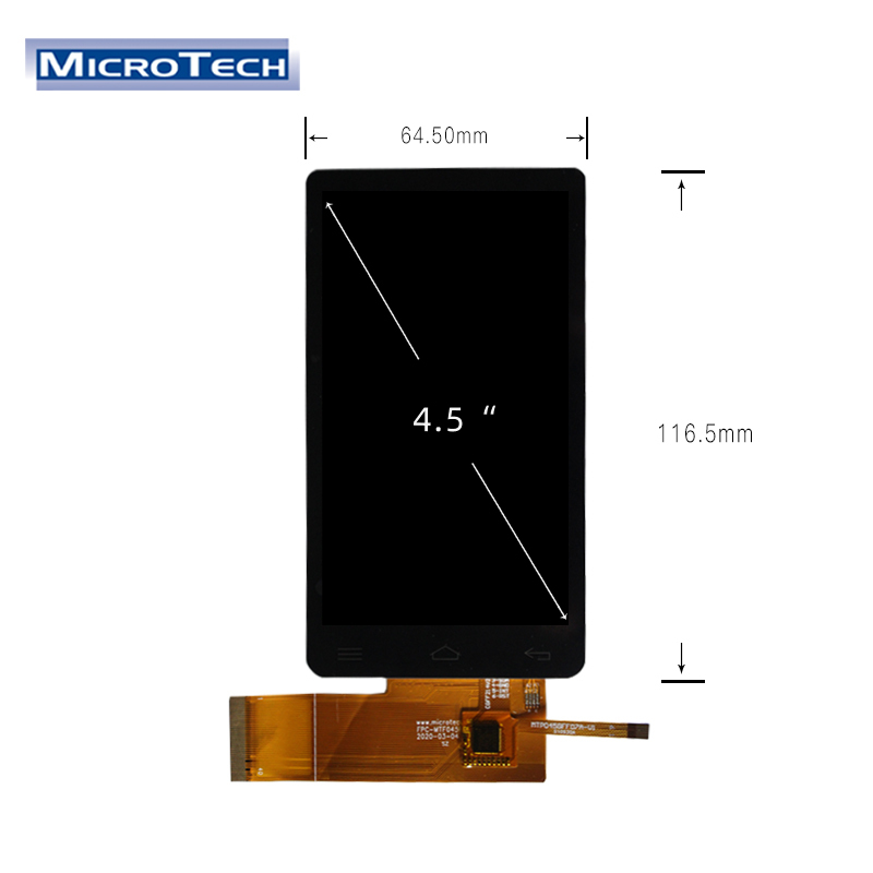 4.5 Inch Ips Tft Capacitive Touch Panel