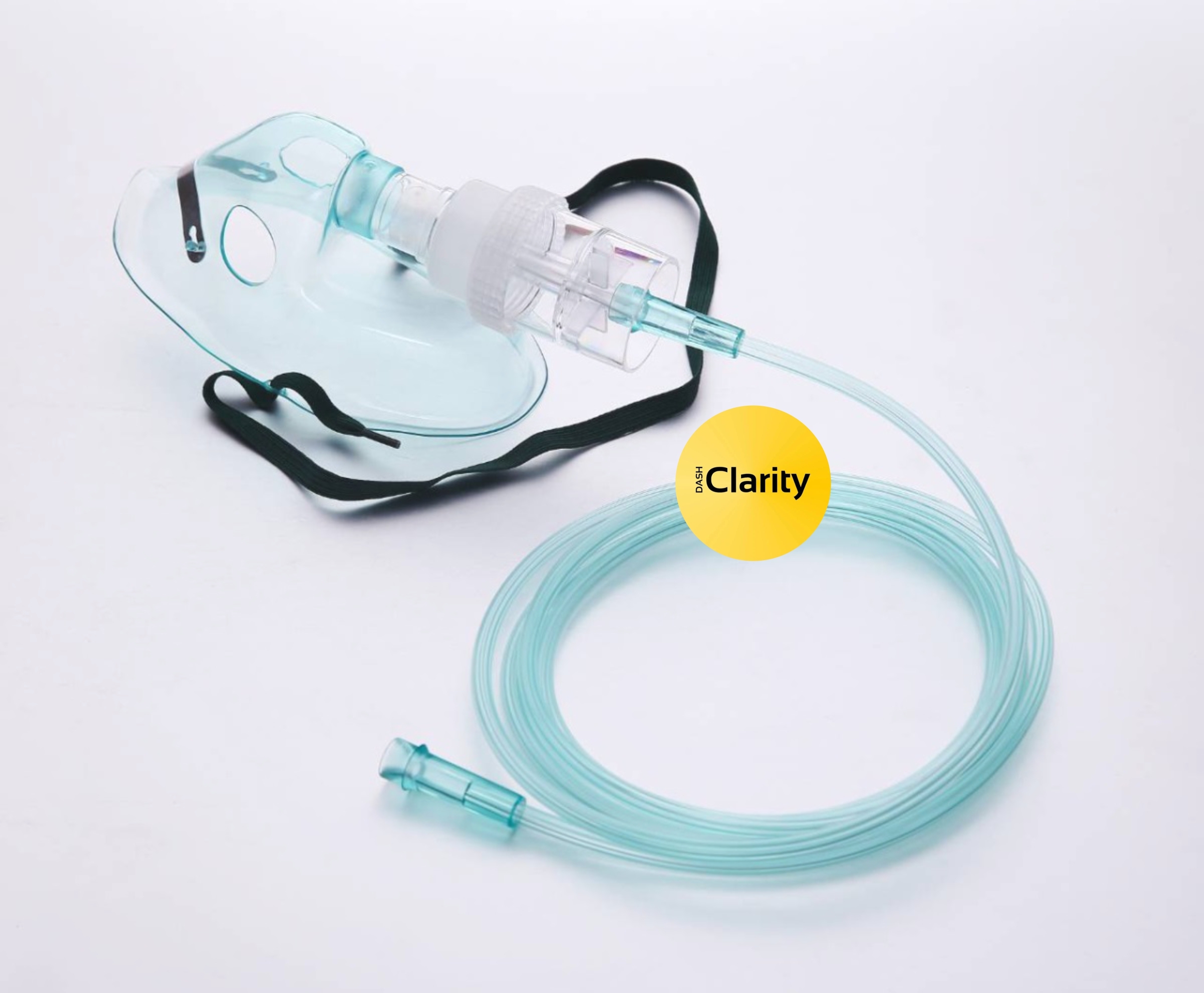 Green Transparent Nebulizer Oxygen Mask Kit