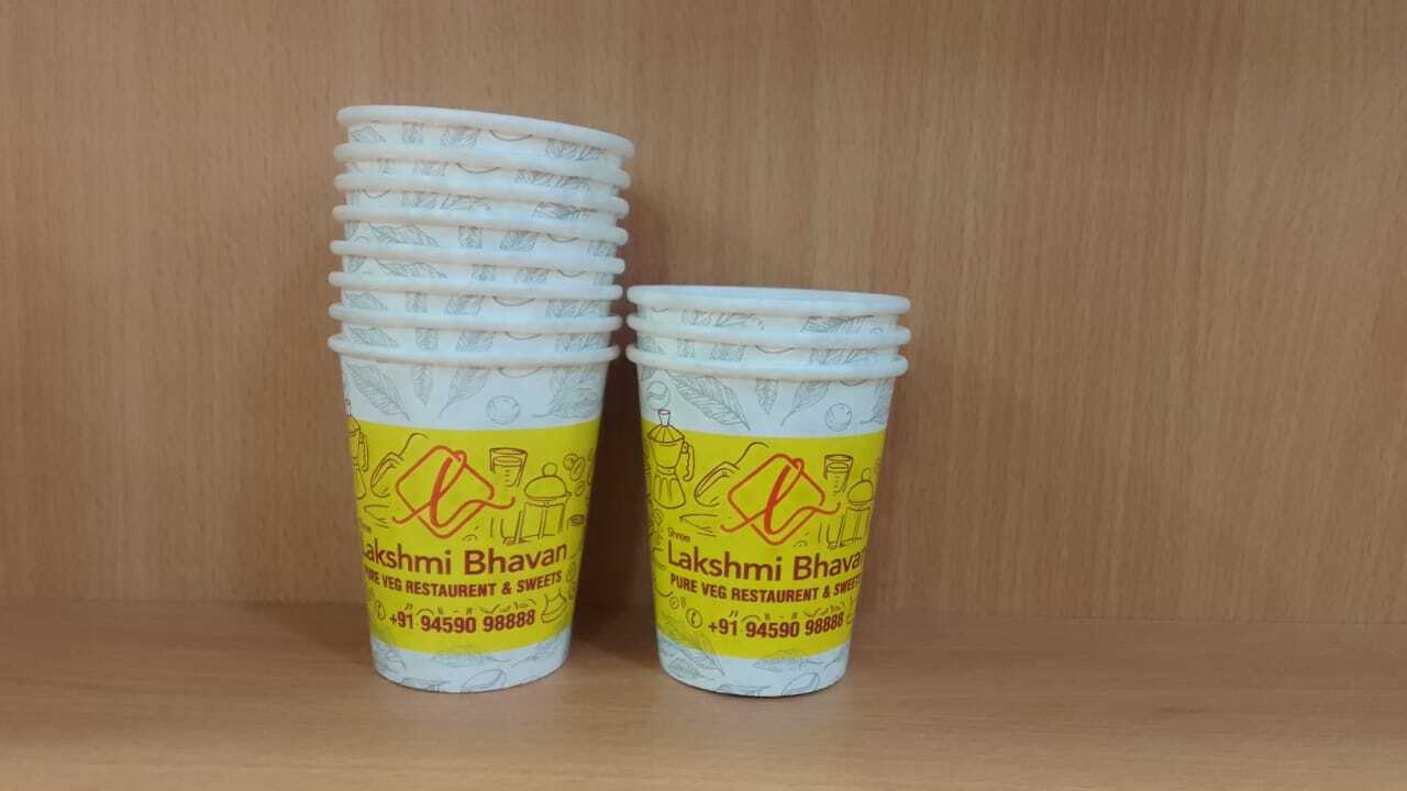 Paper Cup - 90 Ml, White | Disposable, Cold Resistant, Heat Resistant, Printed Design, Suitable For Event And Party Supplies