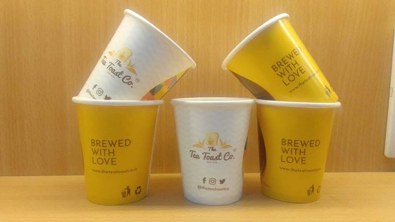 Paper Cup - 90 Ml, White | Disposable, Cold Resistant, Heat Resistant, Printed Design, Suitable For Event And Party Supplies